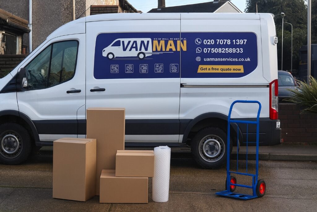 Van Man service, helps you to move house.