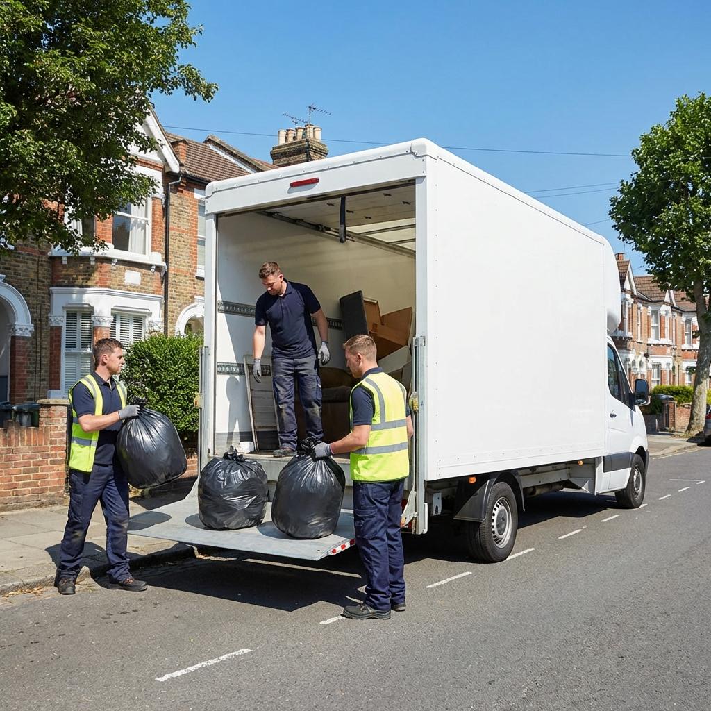 Rubbish Collection Done By Van Man Services